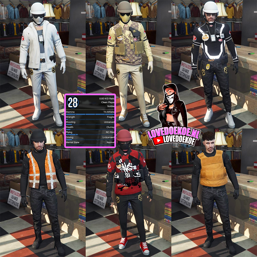 🚀 Male Starter PS5 Account – Level 28 | 💰 25M Cash, 🚗 10 Deluxos, 👕 Modded Outfits, 😈 Tryhard Face, 🔄 Free Name Change