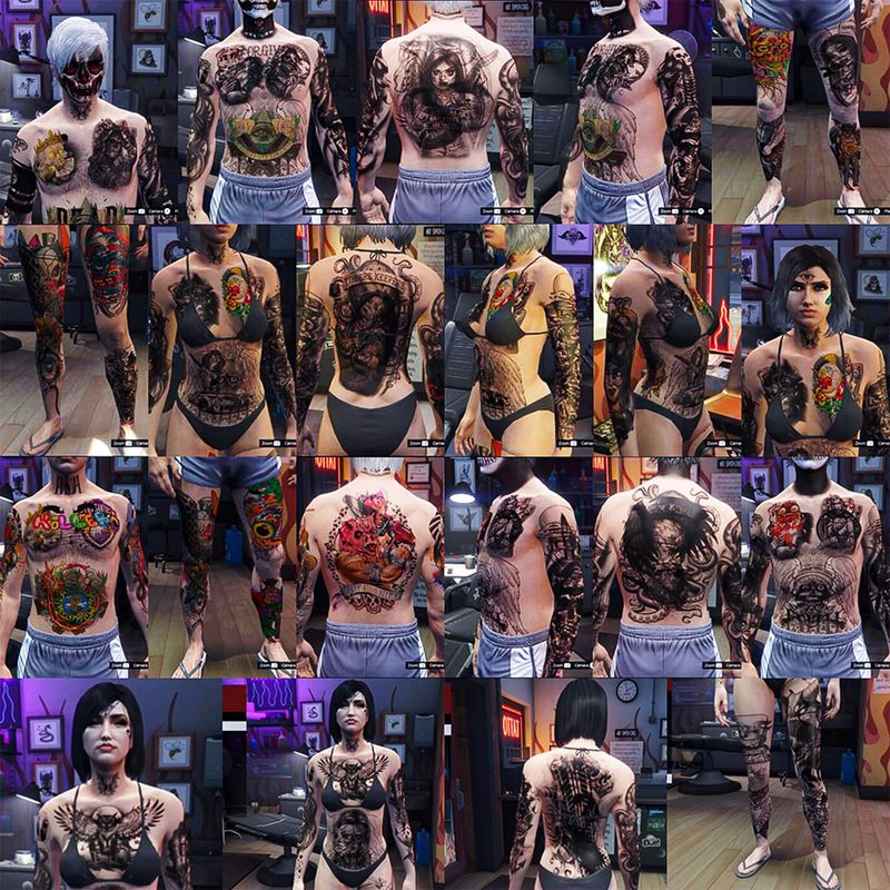 STACKED TATTOOS