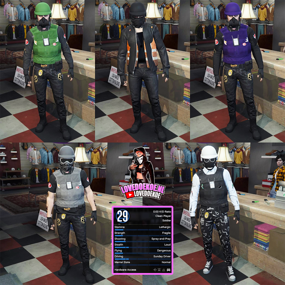MALE STARTER ACCOUNT: LEVEL 29, 25 MILL, 10 DELUXOS, MODDED OUTFITS, TRYHARD FACE CREATION, CLEAN K/D, FREE NAME CHANGE