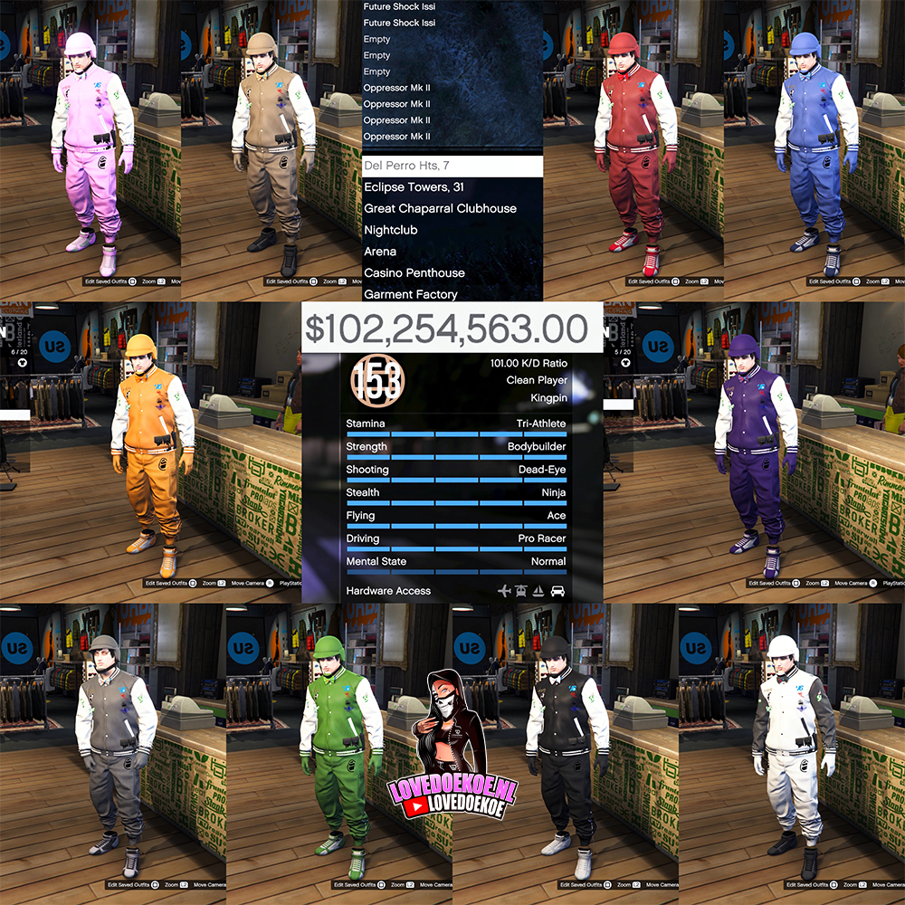 🔥 Handmade PS5 Next-Gen Account | 102M Cash | 10 Modded Outfits | Clean 101 K/D | Ready to Play