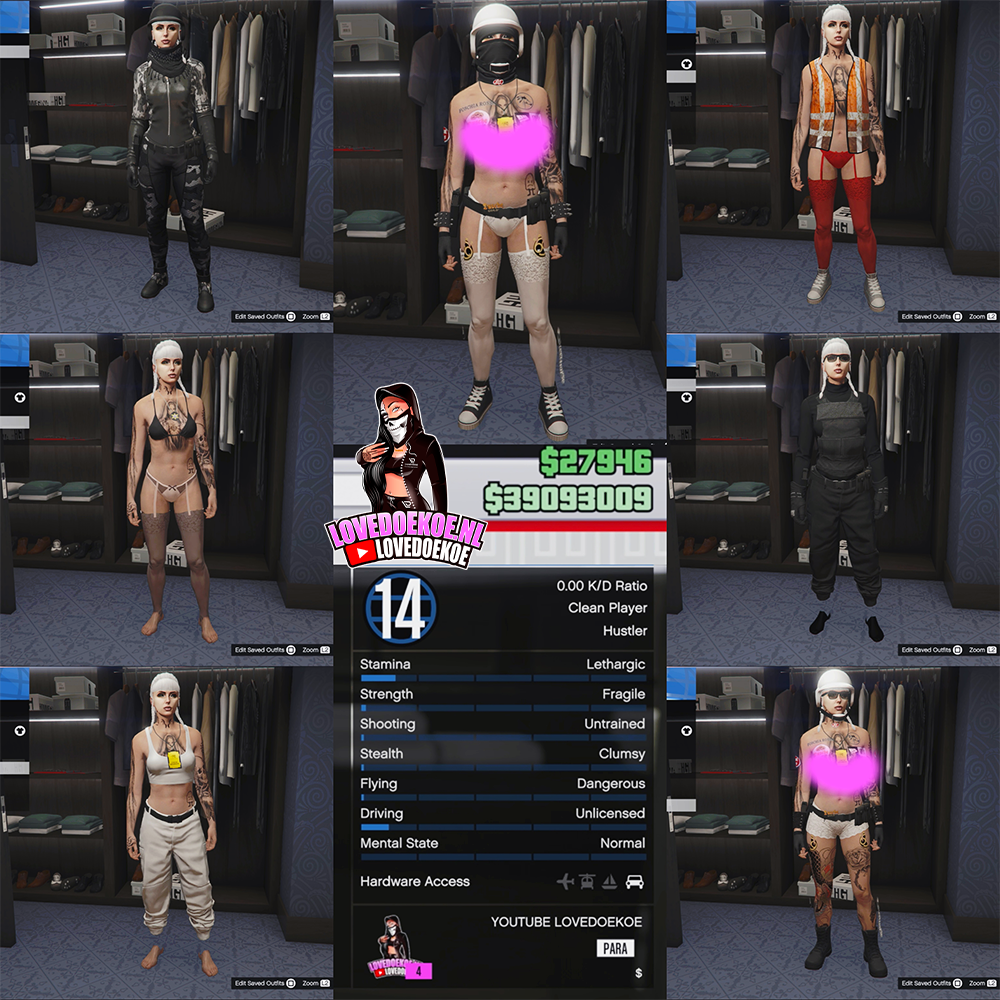 ​🎀Female Account | 700M Cash &amp; Cars 💰🚘 | Pretty Face 💋 | Level 14 🎮