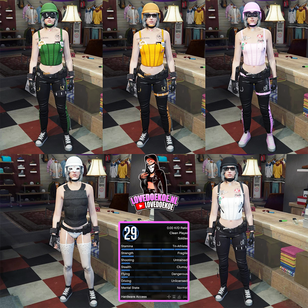 FEMALE STARTER ACCOUNT: LEVEL 29, 25 MIL, 10 DELUXOS, MODDED OUTFITS, PRETTY FACE CREATION, CLEAN K/D, FREE NAME CHANGE