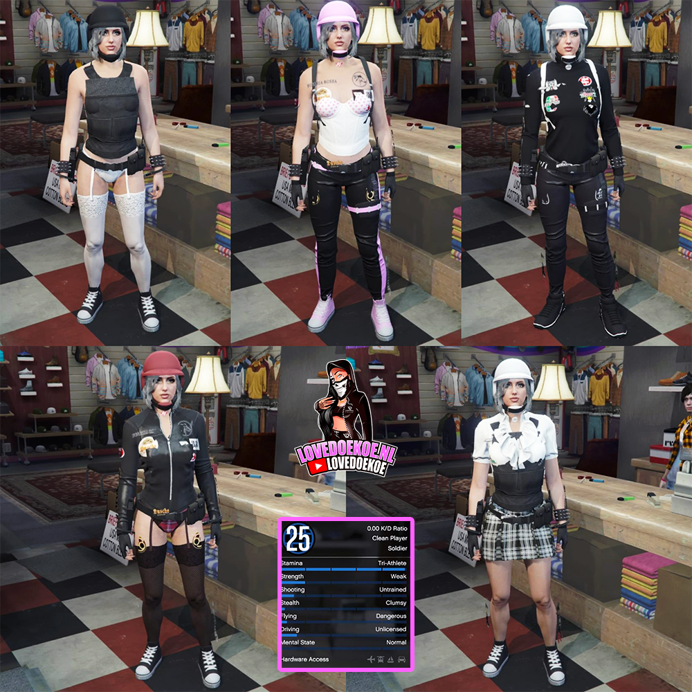 FEMALE STARTER ACCOUNT: LEVEL 25, 25 MIL, 10 DELUXOS, MODDED OUTFITS, PRETTY FACE CREATION, CLEAN K/D, FREE NAME CHANGE