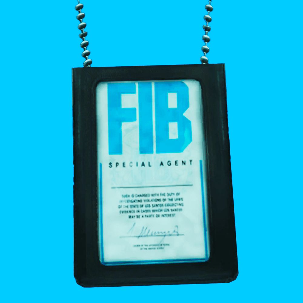 1 FIB BADGE ON ANY OUTFIT