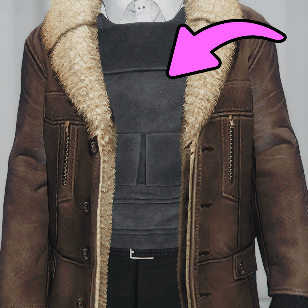COLORED RIPPED ARMOR COMPONENT