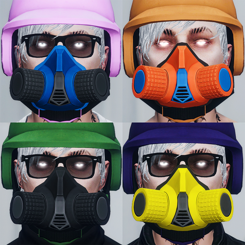 COLORED REBREATHERS