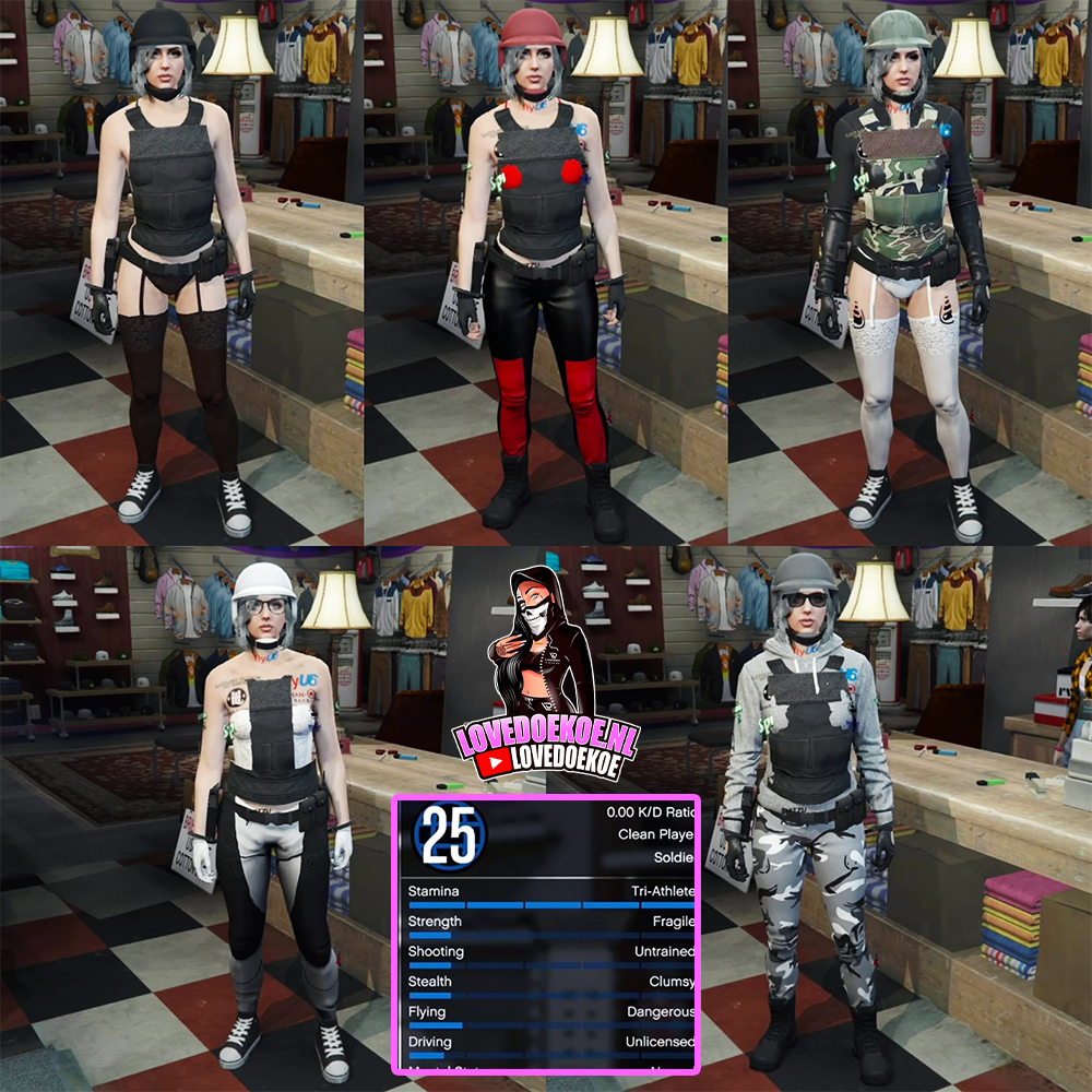 FEMALE STARTER ACCOUNT: LEVEL 25, 25 MIL, 10 DELUXOS, MODDED OUTFITS, PRETTY FACE CREATION, CLEAN K/D, FREE NAME CHANGE