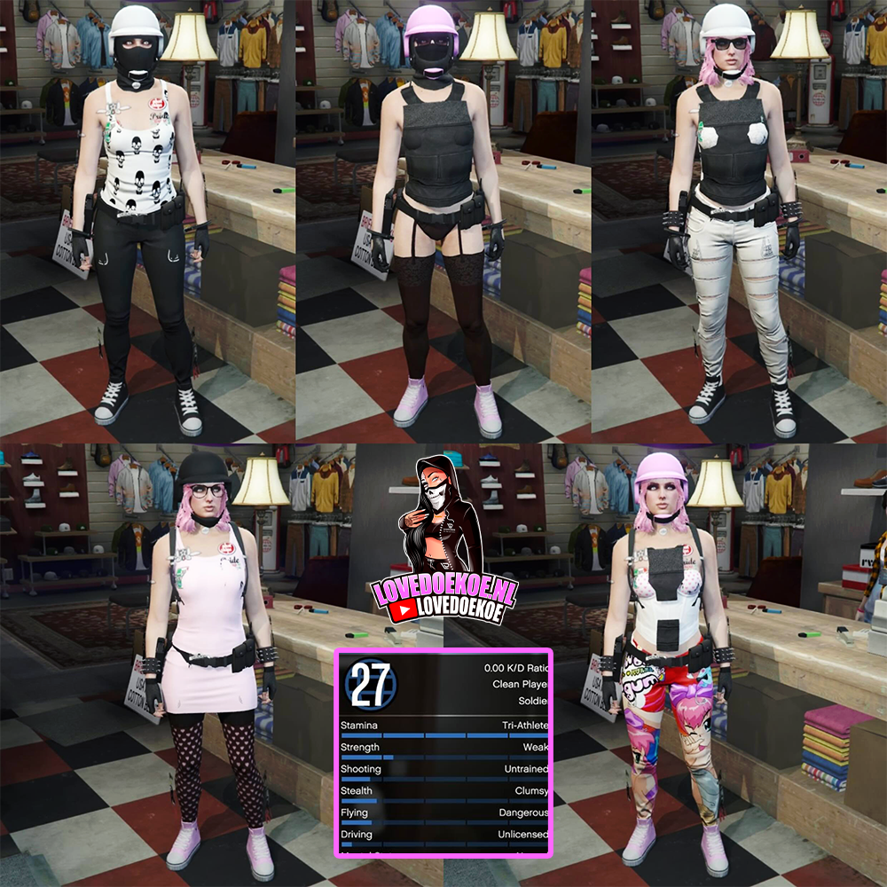 FEMALE STARTER ACCOUNT: LEVEL 27, 25 MIL, 10 DELUXOS, MODDED OUTFITS, PRETTY FACE CREATION, CLEAN K/D, FREE NAME CHANGE