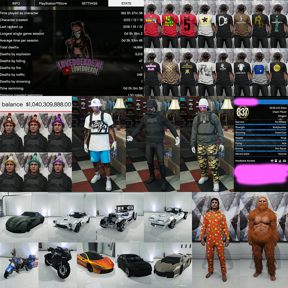 👑 Male OG 2015 Account | Base-5 &amp; more unlocks | 2× FastRun | Level 837 | $1B+ Legit Cash