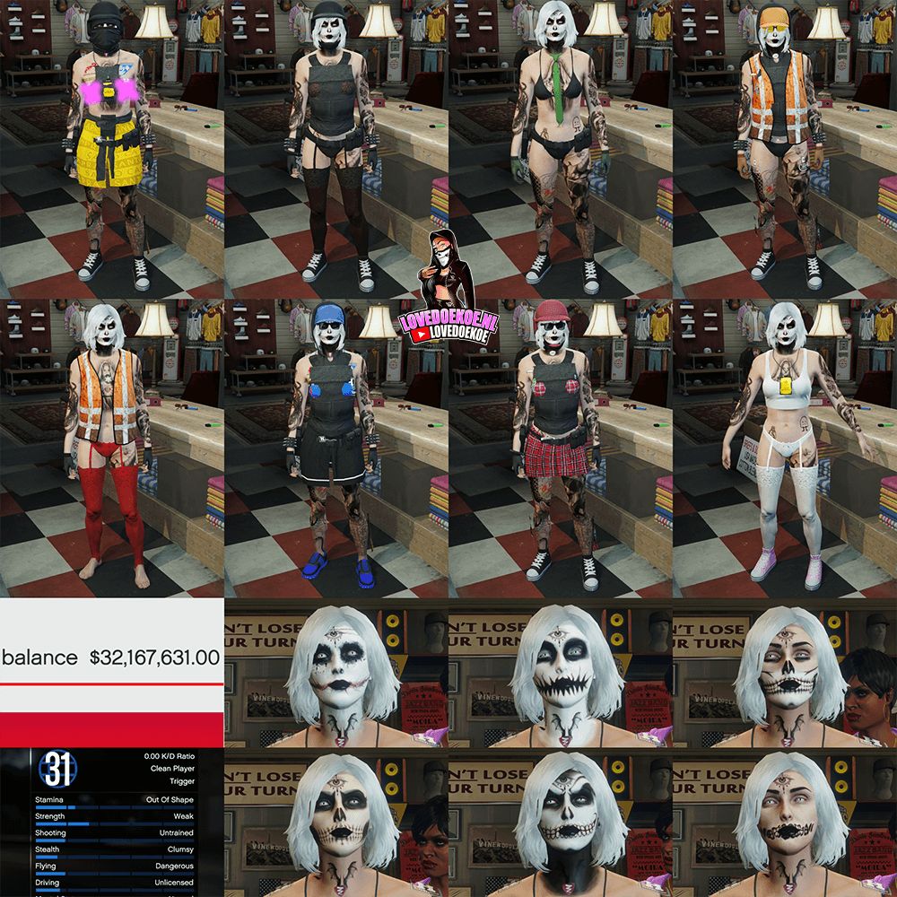 💎Handmade Female Starter Account | Level 31 | 31 Million Cash | Modded Outfits + Rare Accessories | Halloween Facepaints | Instant Download &amp; Delivery 💎