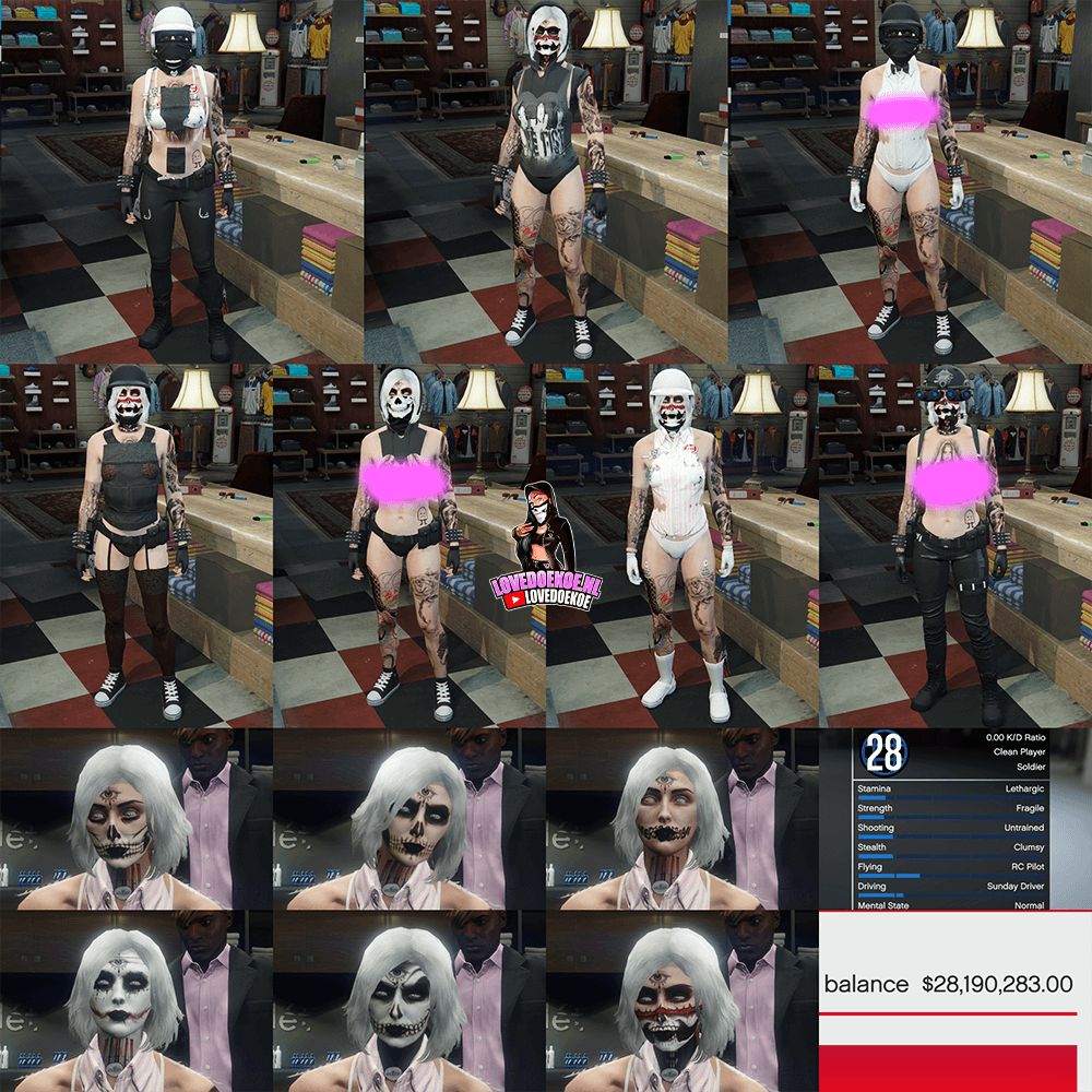 💎Handmade Female Starter Account | Level 28 | 28 Million Cash | Modded Outfits + Rare Accessories | Halloween Facepaints | Instant Download &amp; Delivery 💎