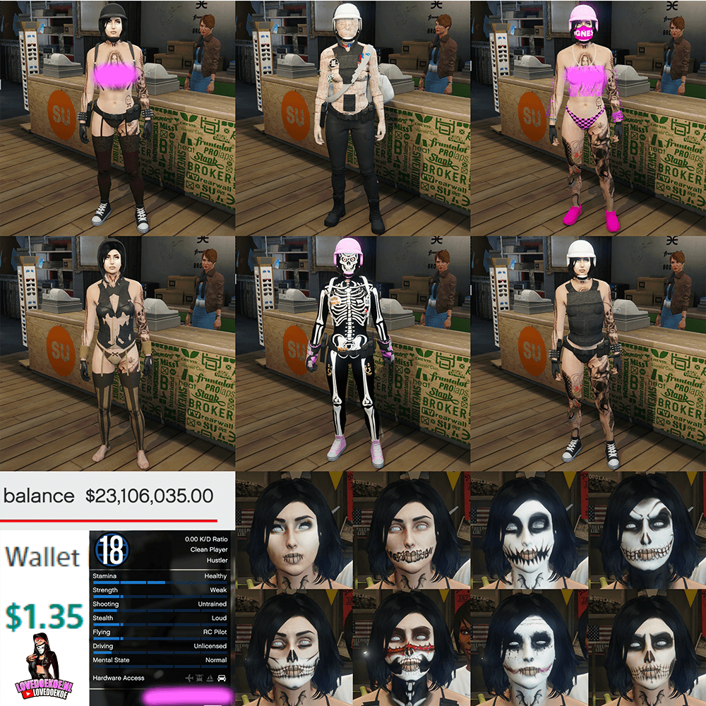 💎Handmade Female Starter Account | Level 18 | 23 Million Cash | Modded Outfits + Rare Accessories | Halloween Facepaints | Instant Download &amp; Delivery 💎