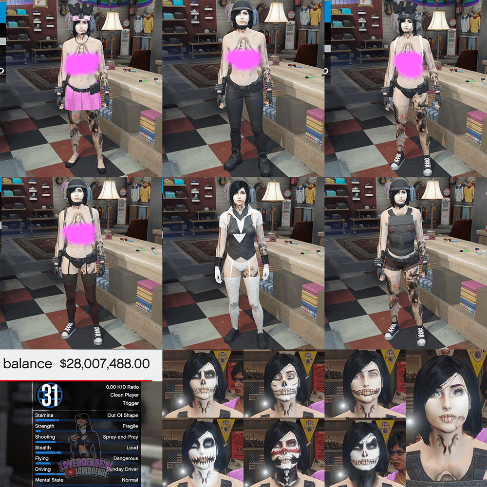 💎Handmade Female Starter Account | Level 31 | 28 Million Cash | Modded Outfits + Rare Accessories | Halloween Facepaints | Instant Download &amp; Delivery 💎