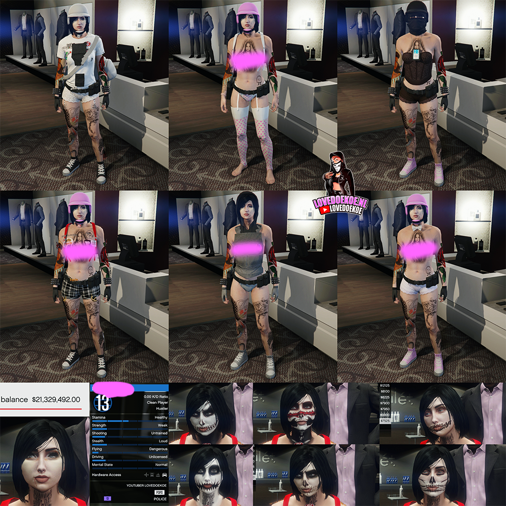💎Handmade Female Starter Account | Level 13 | 21 Million Cash | Modded Outfits + Rare Accessories | Halloween Facepaints | Instant Download &amp; Delivery 💎