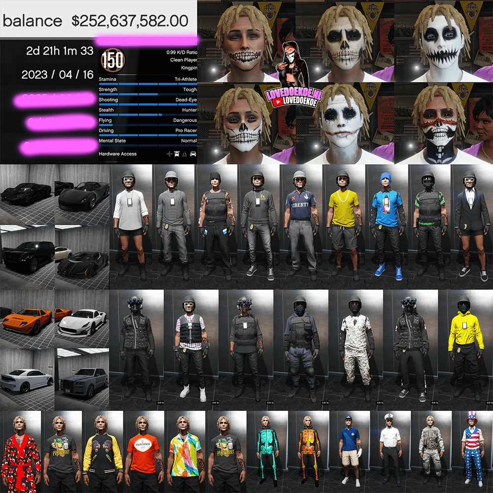 🔥 MALE ACCOUNT 💰 LEVEL 150 | 225M CASH | CLEAN &amp; FRESH | INSTANT DELIVERY 🚀