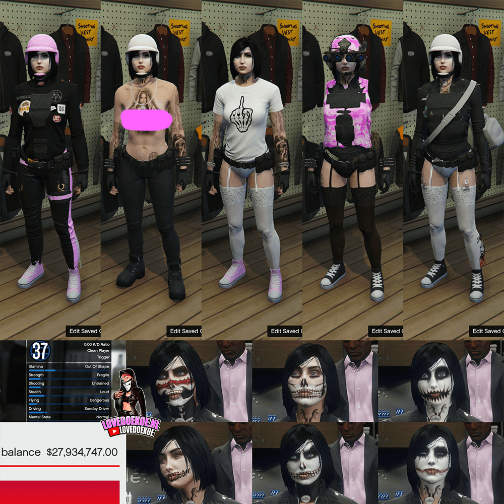 💎Handmade Female Starter Account | Level 37 | 27 Million Cash | Modded Outfits + Rare Accessories | Halloween Facepaints | Instant Download &amp; Delivery 💎