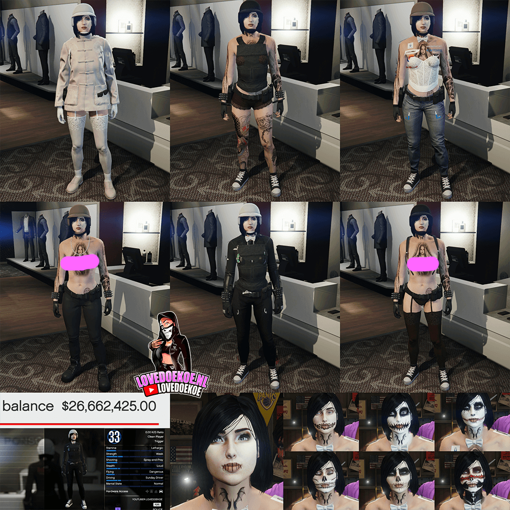 👑 Handmade Female Account 💖 | Level 33 | $26M 💰 | Modded Outfits + Rare Acessoires🎀 | Halloween Facepaints | Instant Delivery ⚡