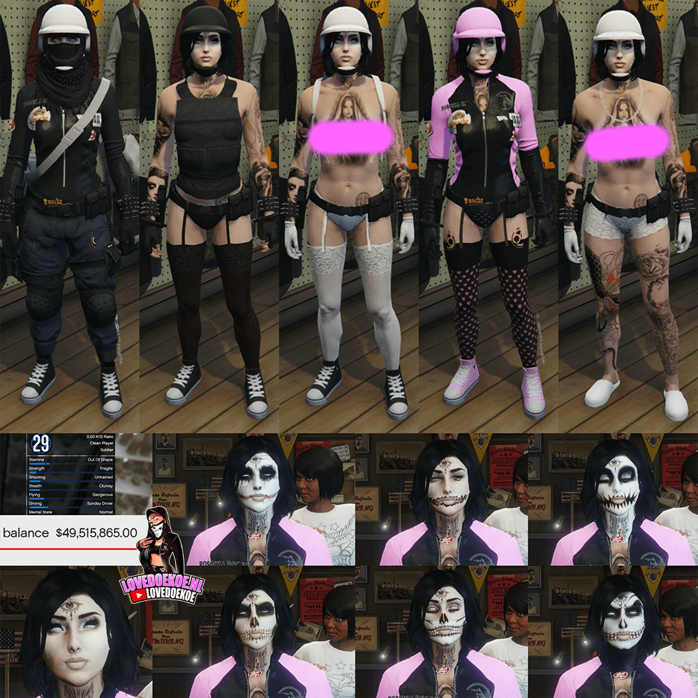 💎Handmade Female Starter Account | Level 29 | 49 Million Cash | Modded Outfits + Rare Accessories | Halloween Facepaints | Instant Download &amp; Delivery 💎