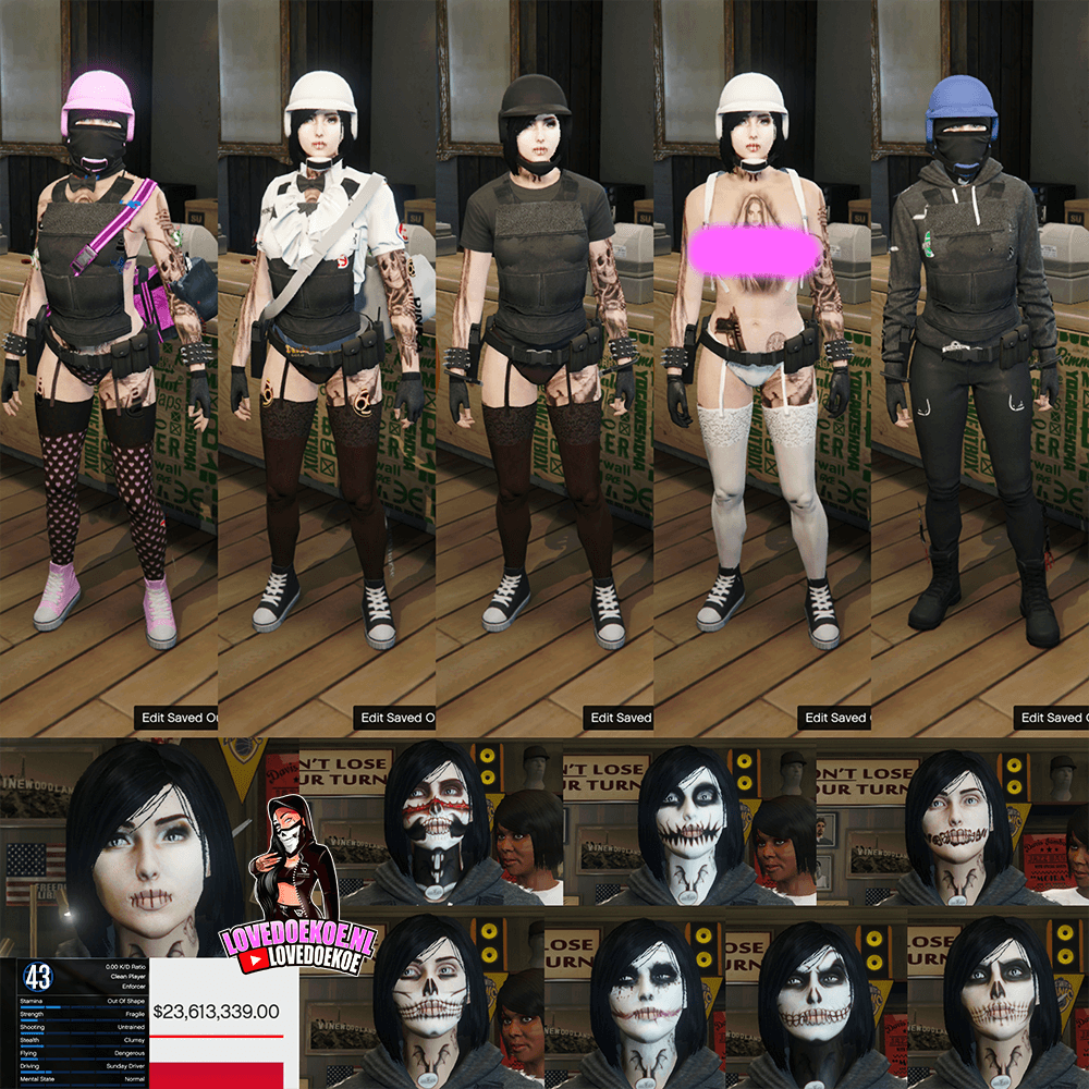 💎Handmade Female Starter Account | Level 43 | 23 Million Cash | Modded Outfits + Rare Accessories | Halloween Facepaints | Instant Download &amp; Delivery 💎
