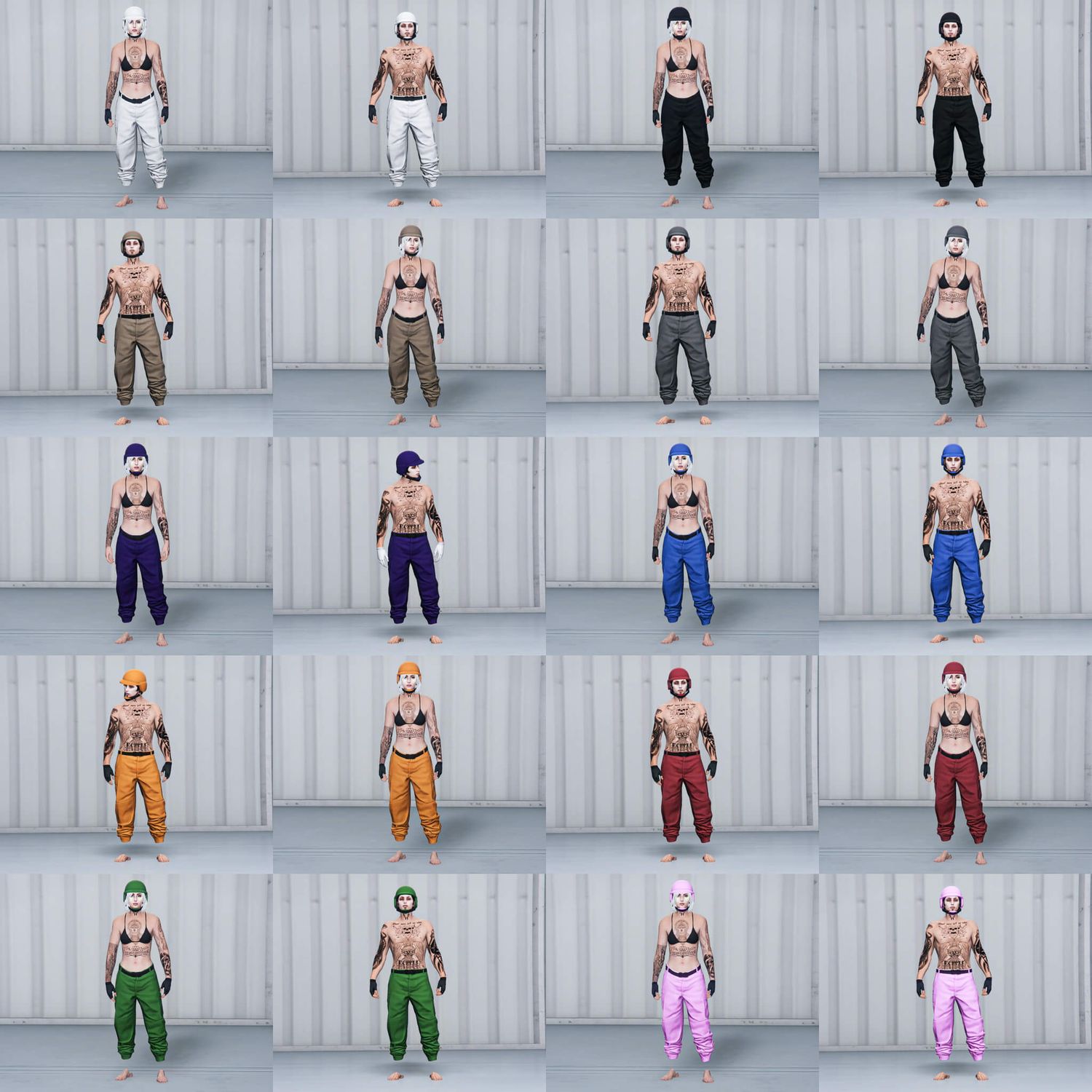 ALL BP HELMETS + JOGGERS