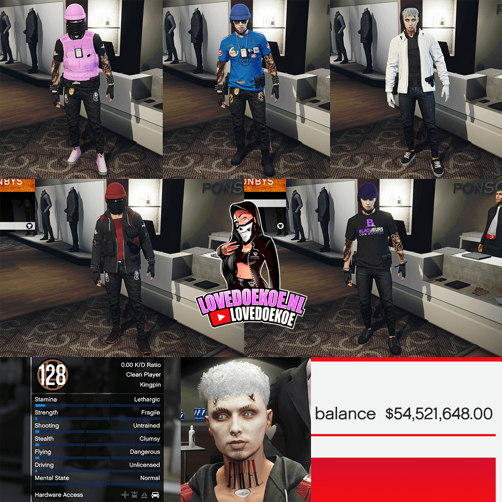 🔥 HANDMADE STARTER ACCOUNT 🔥 | 🎮 LEVEL 128 | 😈 TRYHARD FACE CREATION | 💰 50 MILLION CASH | 👕 MODDED OUTFITS | 📊 CLEAN K/D | 🏠 PROPERTIES | 🔄 FREE NAME CHANGE