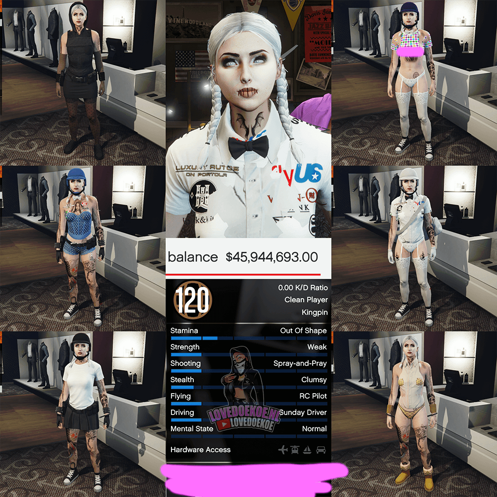 🔥 HANDMADE STARTER ACCOUNT 🔥 | 🎮 LEVEL 120 | 💖 PRETTY FACE CREATION | 💰 45 MILLION CASH | 👕 MODDED OUTFITS | 📊 CLEAN K/D | 🏠 PROPERTIES | 🔄 FREE NAME CHANGE