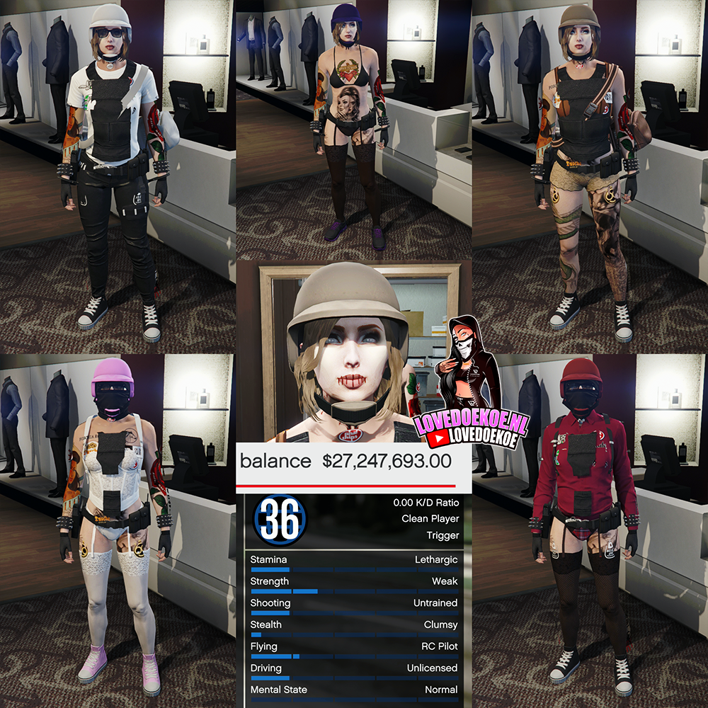 🛠️ Handmade Starter Account | 📊 Level 36 | 💵 27M Cash | 💗 Aesthetic Character | 👕Modded Outfits | 🔫 Clean K/D | ⚡ Instant Delivery