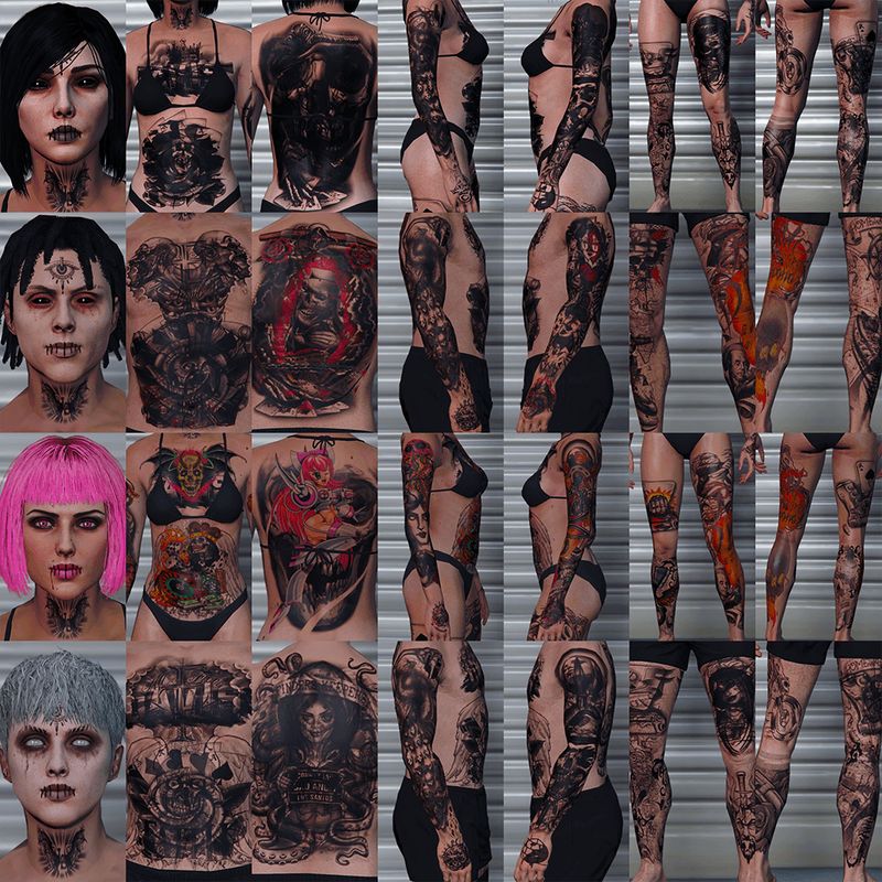 STACKED TATTOOS