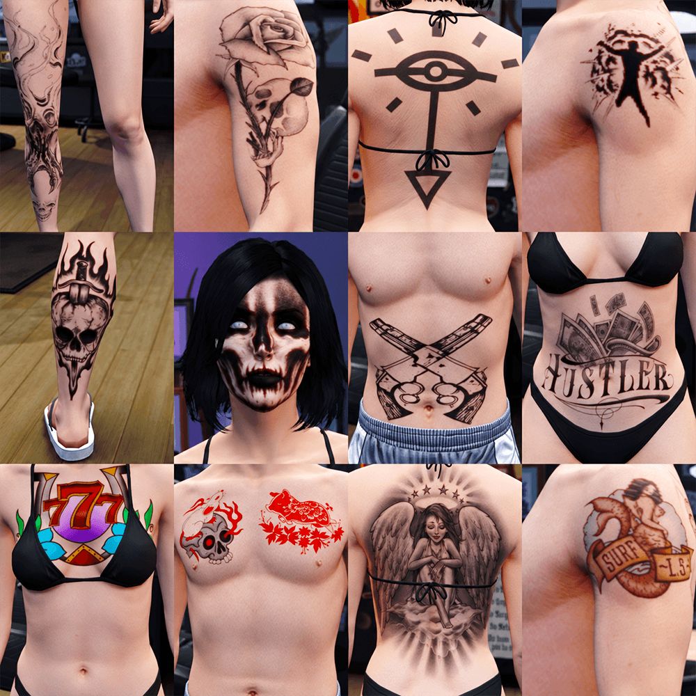 ALL TATTOO UNLOCKS