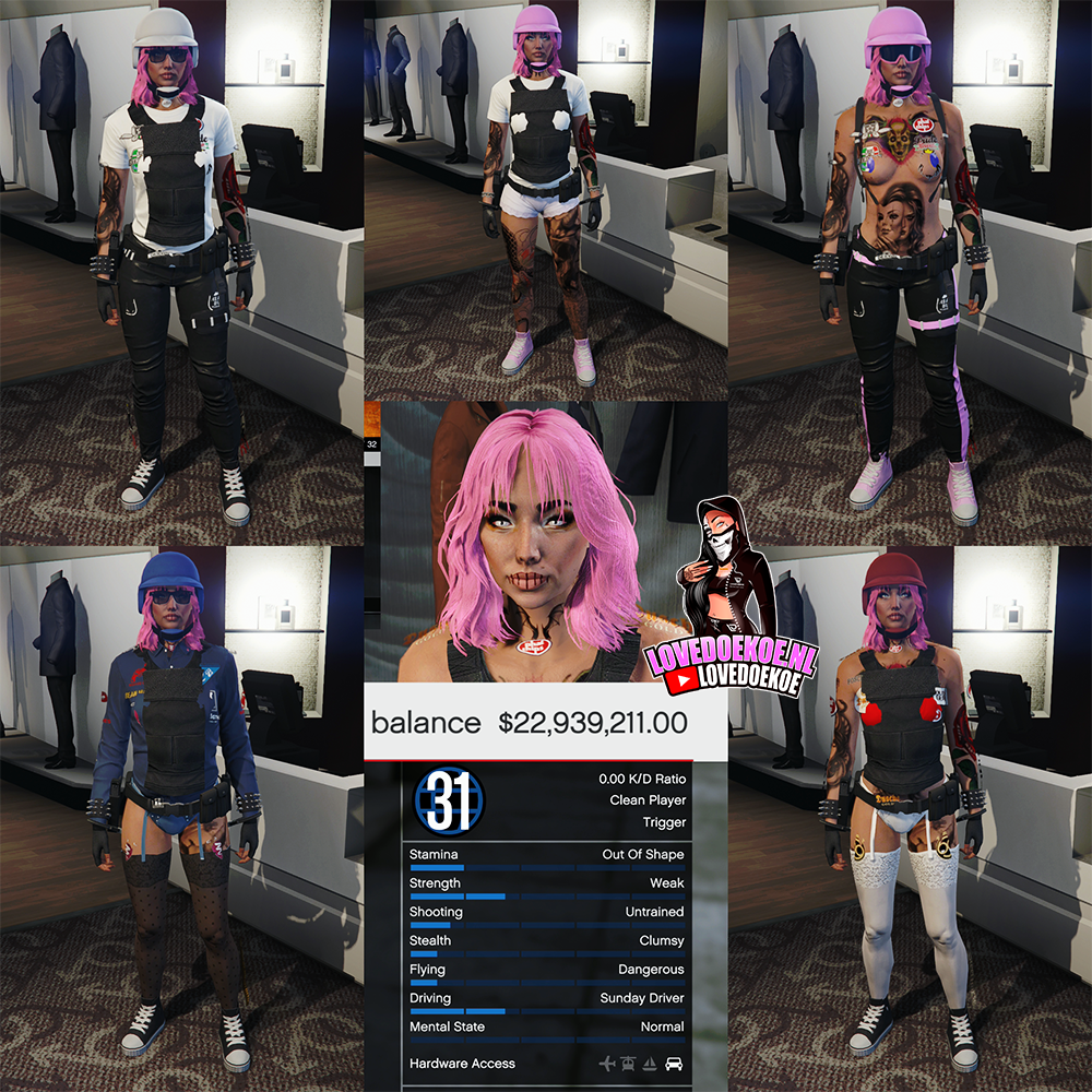 🛠️ Handmade Starter Account | 📊 Level 35 | 💵 26M Cash | 💗 Aesthetic Character | 👕 Modded Outfits | 🔫 Clean K/D | ⚡ Instant Delivery