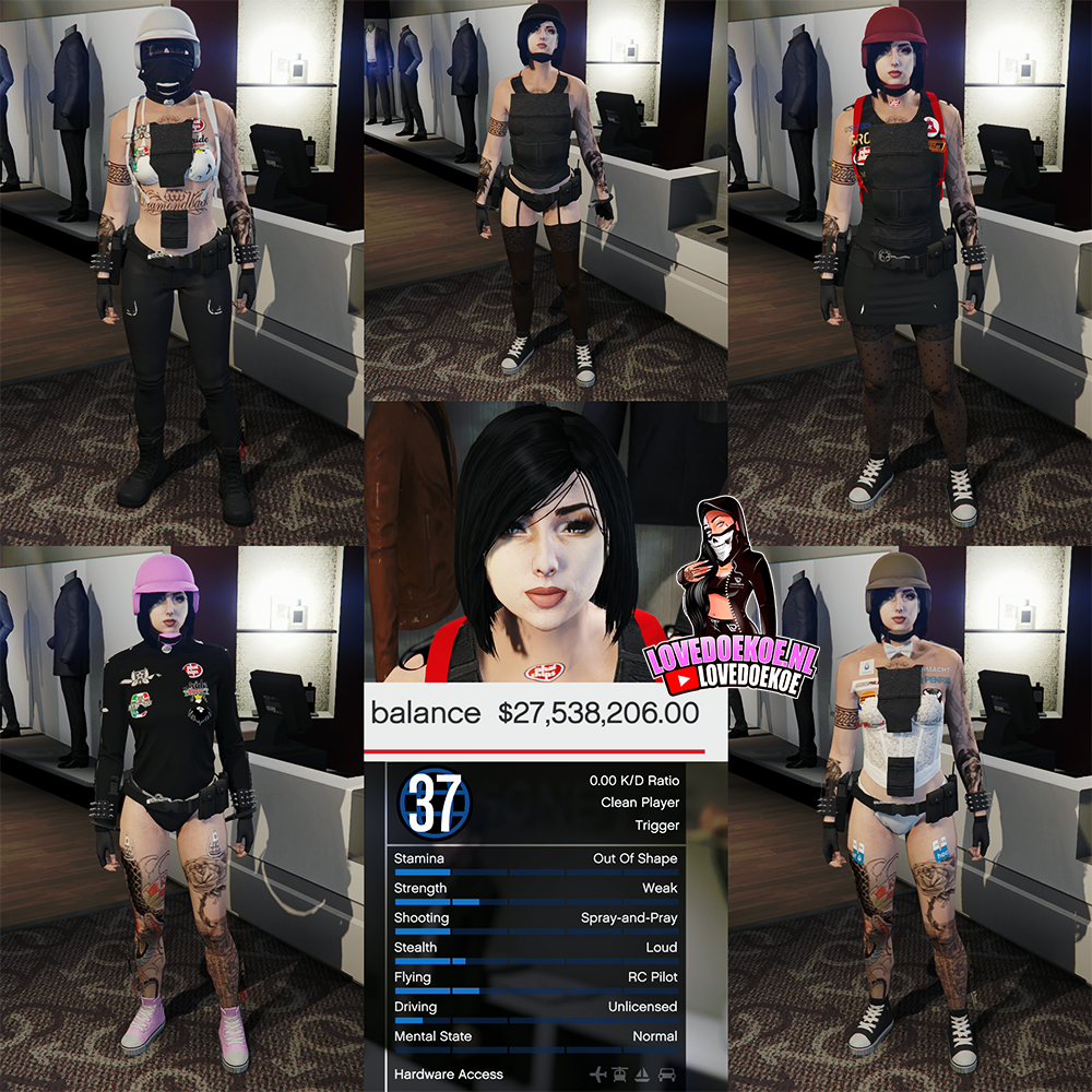 🛠️ Handmade Starter Account | 📊 Level 37 | 💵 27M Cash | 💗 Aesthetic Character | 👕Modded Outfits | 🔫 Clean K/D | ⚡ Instant Delivery