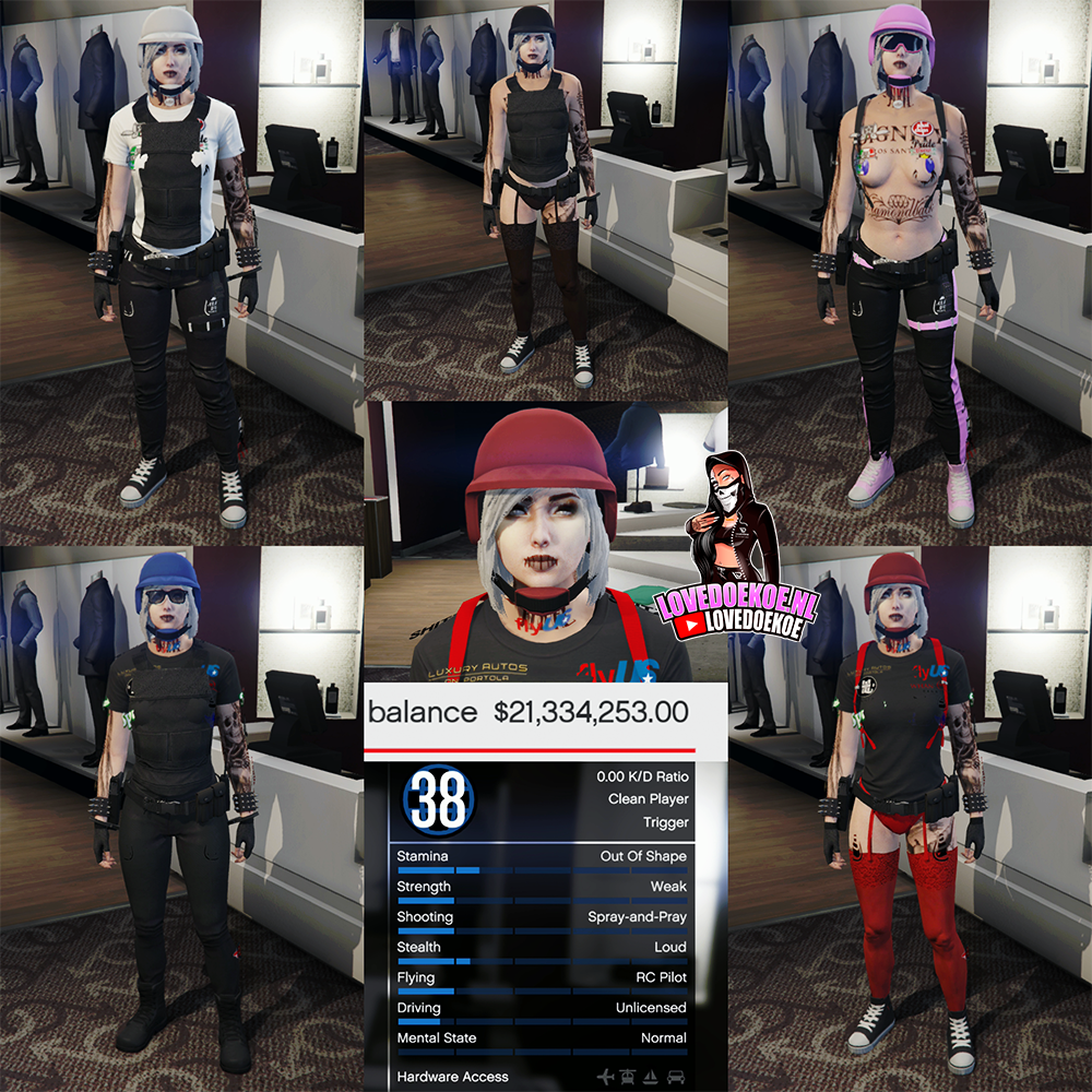 🛠️ Handmade Starter Account | 📊 Level 38 | 💵 21M Cash | 💗 Aesthetic Character | 👕 Modded Outfits | 🔫 Clean K/D | ⚡ Instant Delivery