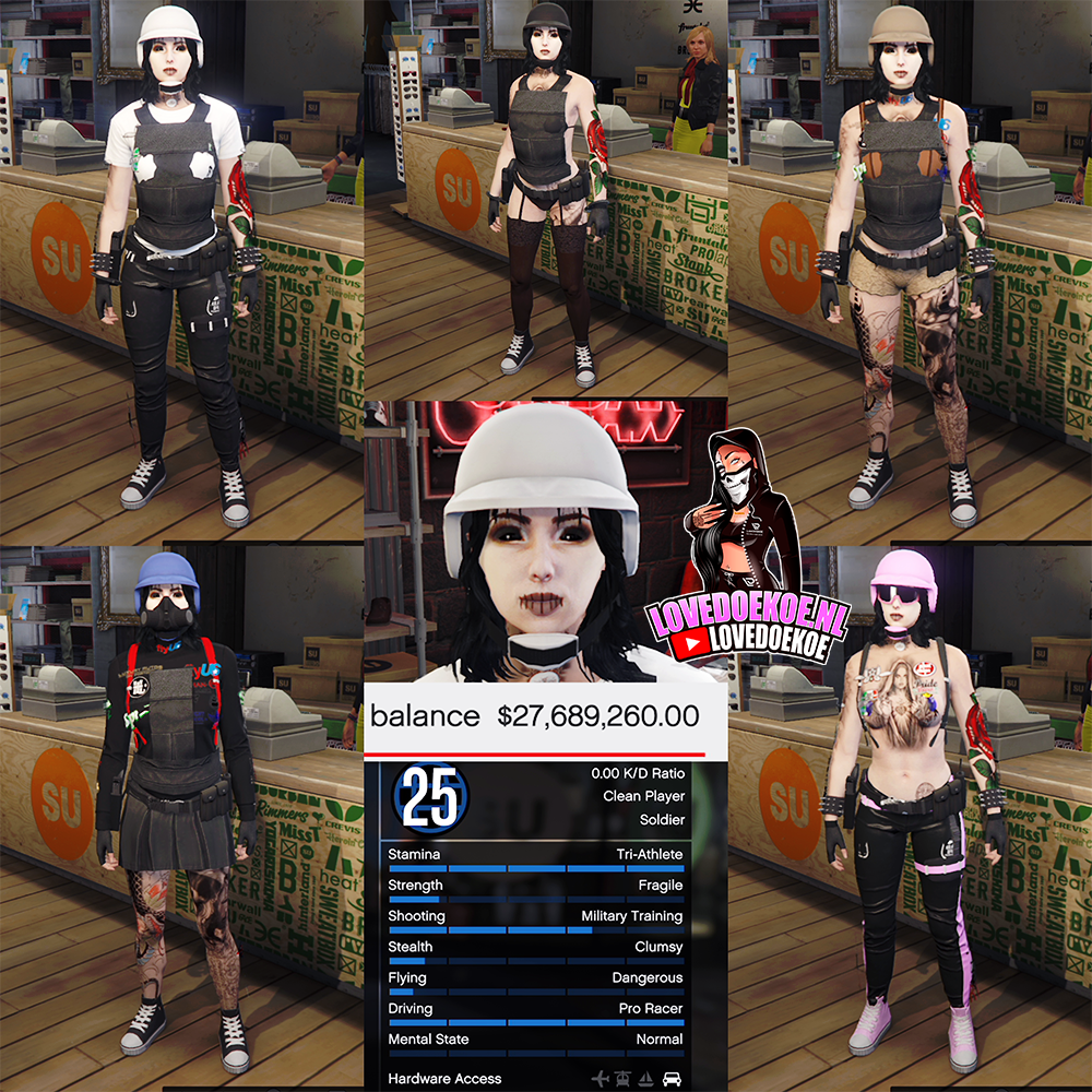 🛠️ Handmade Starter Account | 📊 Level 25 | 💵 100M Cash &amp; Cars | 💗 Aesthetic Character | 👕 Modded Outfits | 🔫 Clean K/D | ⚡ Instant Delivery