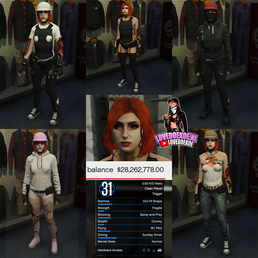 🛠️ Handmade Starter Account | 📊 Level 31 | 💵 28M Cash | 💗 Aesthetic Character | 👕 Modded Outfits | 🔫 Clean K/D | ⚡ Instant Delivery