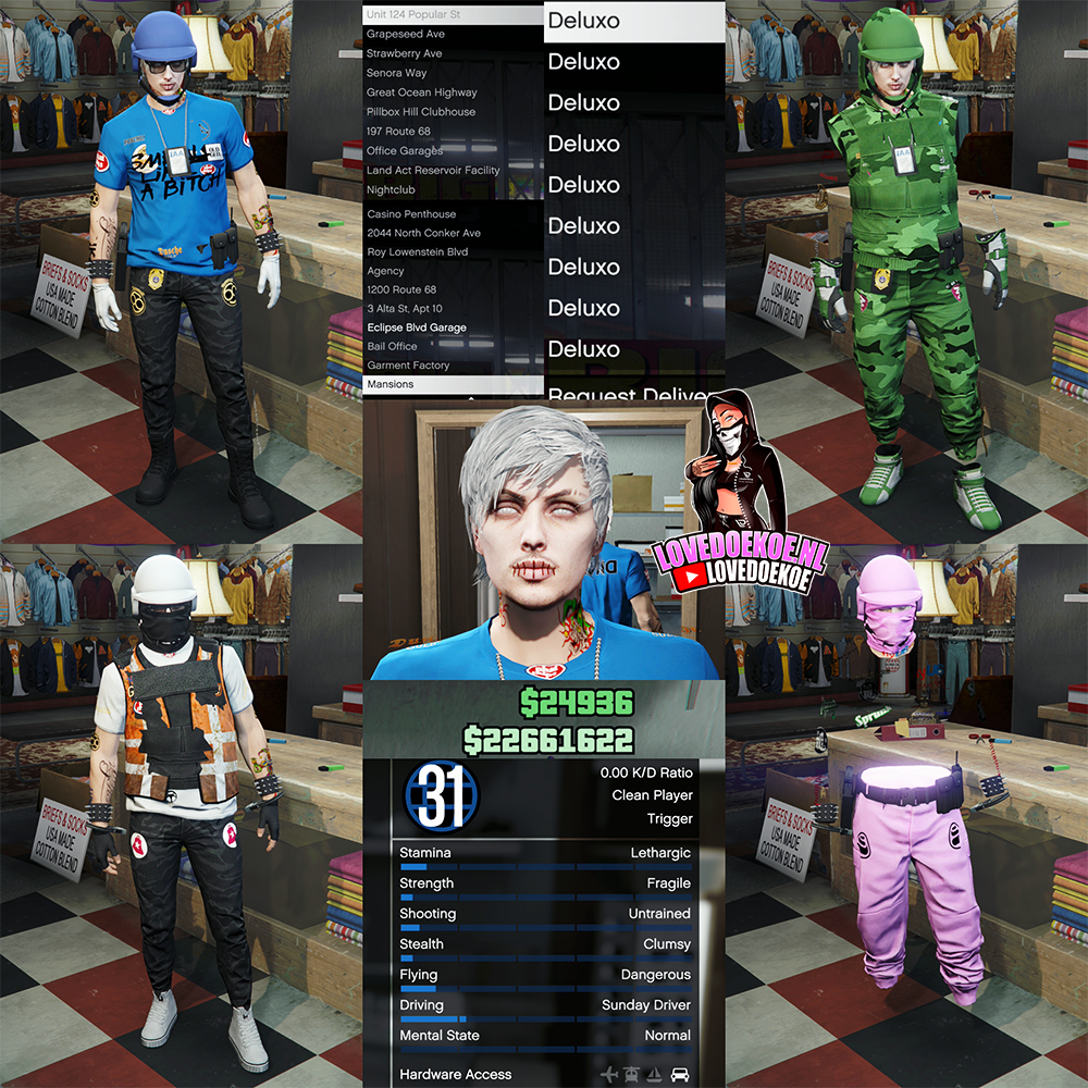 🔥 HANDMADE STARTER ACCOUNT 🔥 | 🎮 LEVEL 31 | 😈 TRYHARD FACE CREATION | 💰 100 MILLION IN CASH &amp; CARS | 👕 MODDED OUTFITS | 📊 CLEAN K/D | 🏠 PROPERTIES | 🔄 FREE NAME CHANGE