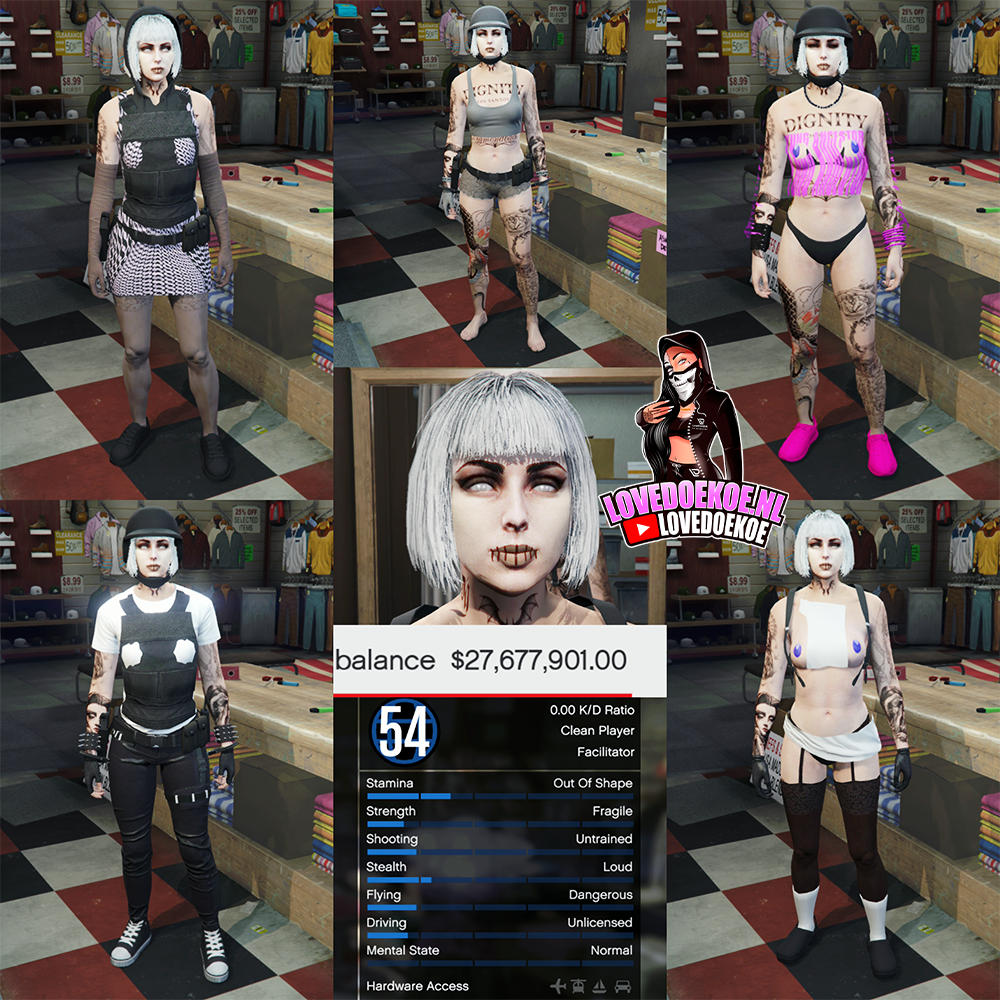 HANDMADE STARTER ACCOUNT 🖤 LEVEL 54 • 27 MILLION • PROPERTIES • AESTHETIC CHARACTER • MODDED OUTFITS • CLEAN K/D