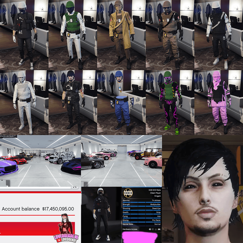 LEVEL 1000 ACCOUNT: FAST RUN • 17M CASH • MODDED OUTFITS • MODDED CARS • FACEPAINTS • ALL UNLOCKS • UPGRADED PROPERTIES • FULLY STACKED &amp; MORE 💙