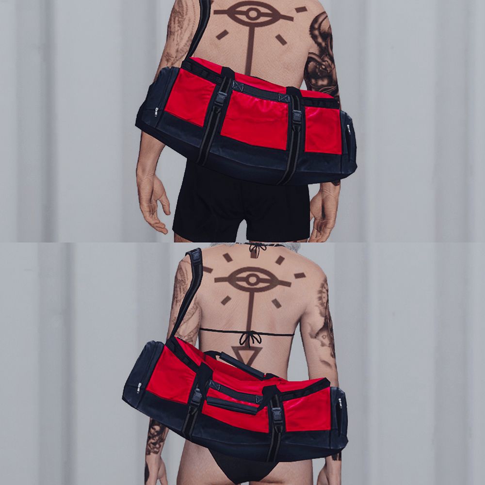 RED DUFFELBAG