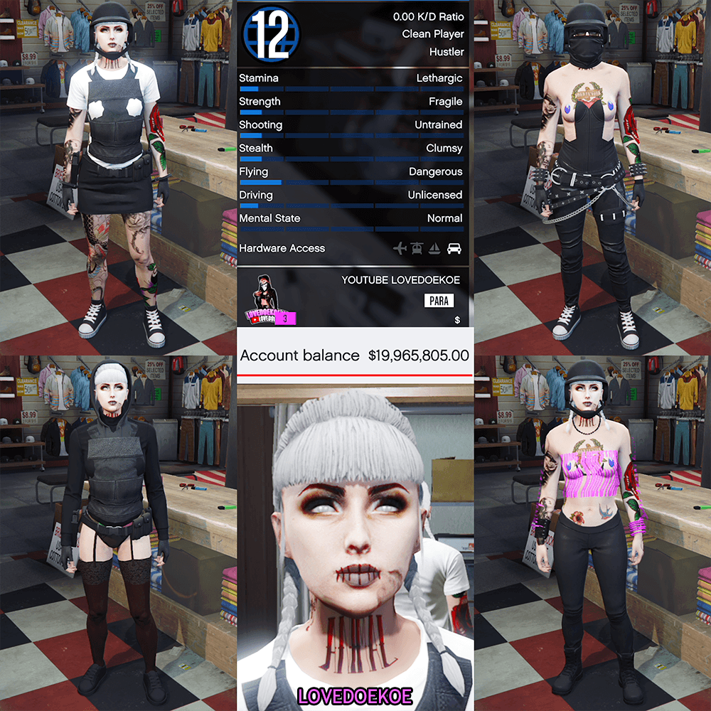 BABY ACCOUNT🩷 LEVEL 12 • 19 MILLION • AESTHETIC CHARACTER • MODDED OUTFITS • CLEAN K/D &amp; MORE