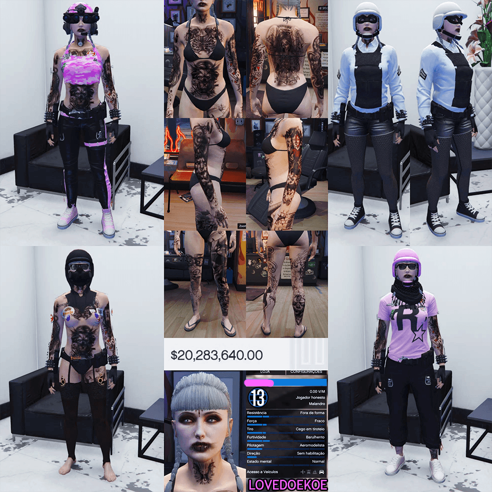 STARTER ACCOUNT🩷 LEVEL 13 • 20 MILLION • AESTHETIC CHARACTER • STACKED TATTOOS • MODDED OUTFITS • SPECIAL UNLOCKS • PROPERTIES &amp; MORE