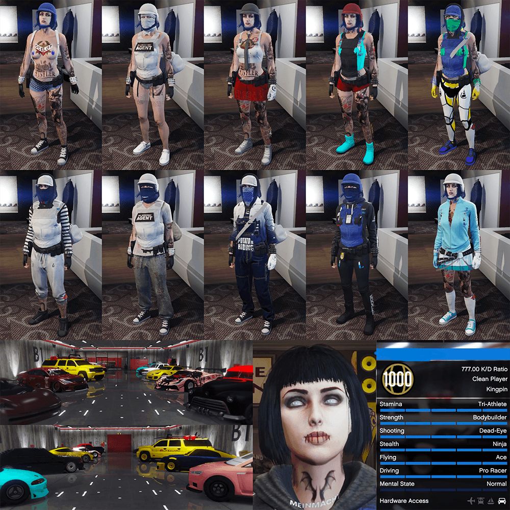 QUEEN ACCOUNT🩷 LEVEL 1000 • FAST RUN • 20M CASH • MODDED OUTFITS • MODDED CARS • FACEPAINTS • ALL UNLOCKS • FULLY STACKED &amp; MORE