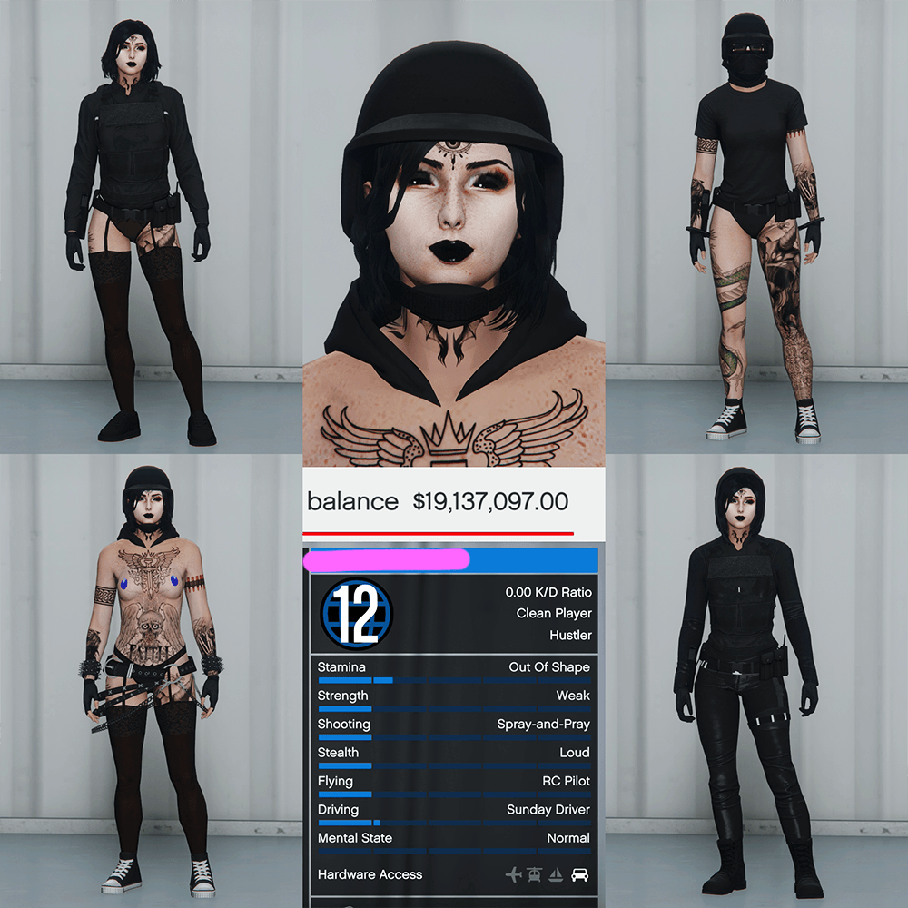 BABY ACCOUNT🖤 LEVEL 12 • 19 MILLION • AESTHETIC CHARACTER • MODDED OUTFITS • CLEAN K/D &amp; MORE
