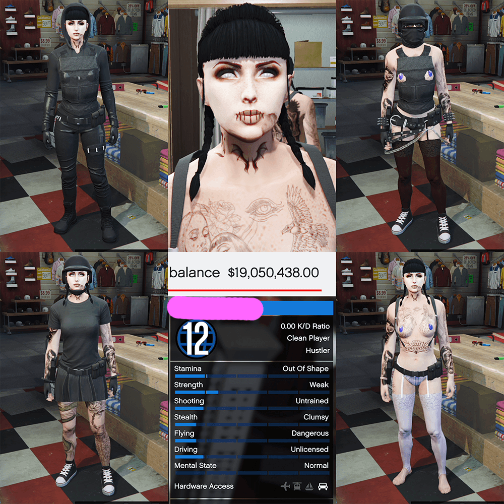 BABY ACCOUNT🖤 LEVEL 12 • 19 MILLION • AESTHETIC CHARACTER • MODDED OUTFITS • CLEAN K/D &amp; MORE