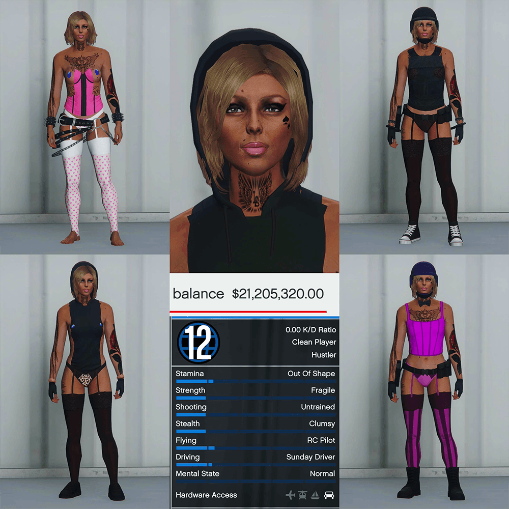 BABY ACCOUNT🖤 LEVEL 12 • 21 MILLION • AESTHETIC CHARACTER • MODDED OUTFITS • CLEAN K/D &amp; MORE