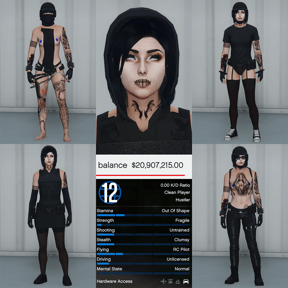 BABY ACCOUNT🖤 LEVEL 12 • 20 MILLION • AESTHETIC CHARACTER • MODDED OUTFITS • CLEAN K/D &amp; MORE