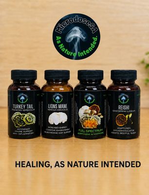 Medicinal Mushroom Capsules &amp; Powders
