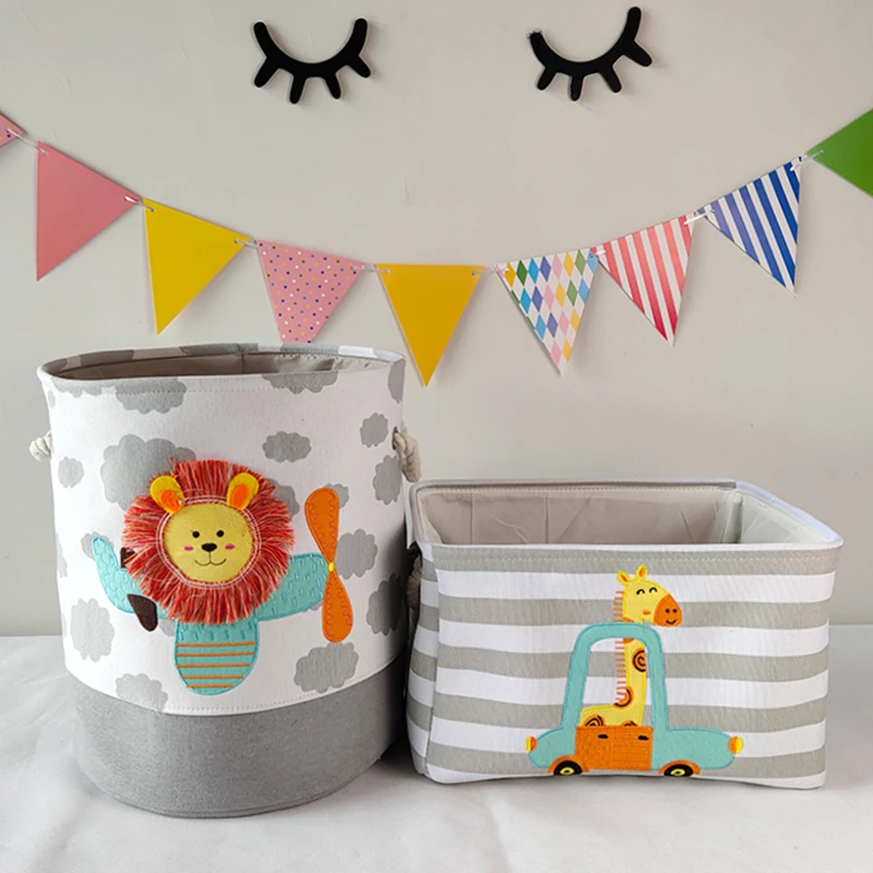 Baby&#39;s  Cotton Laundry basket