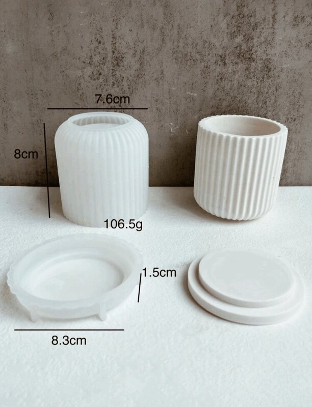 Candle Jar Silicone Mold
