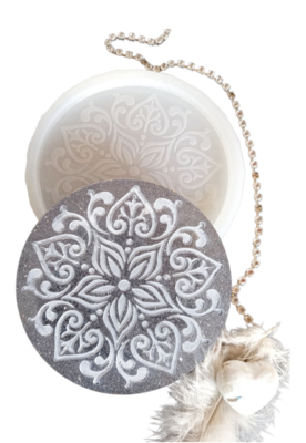 Lace Flower Coaster Silicone Mold