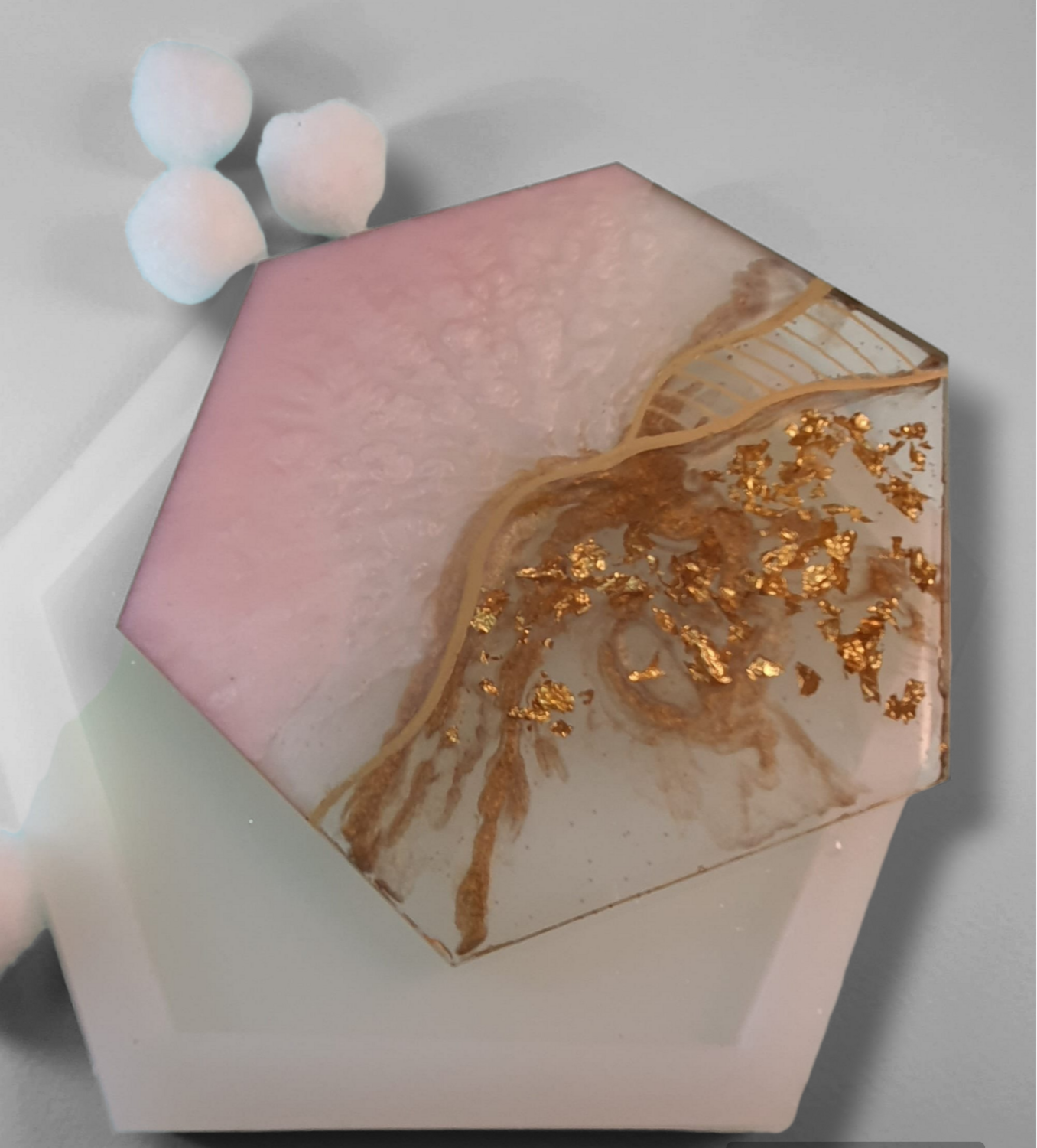 Large Hexagon Silicone Mold